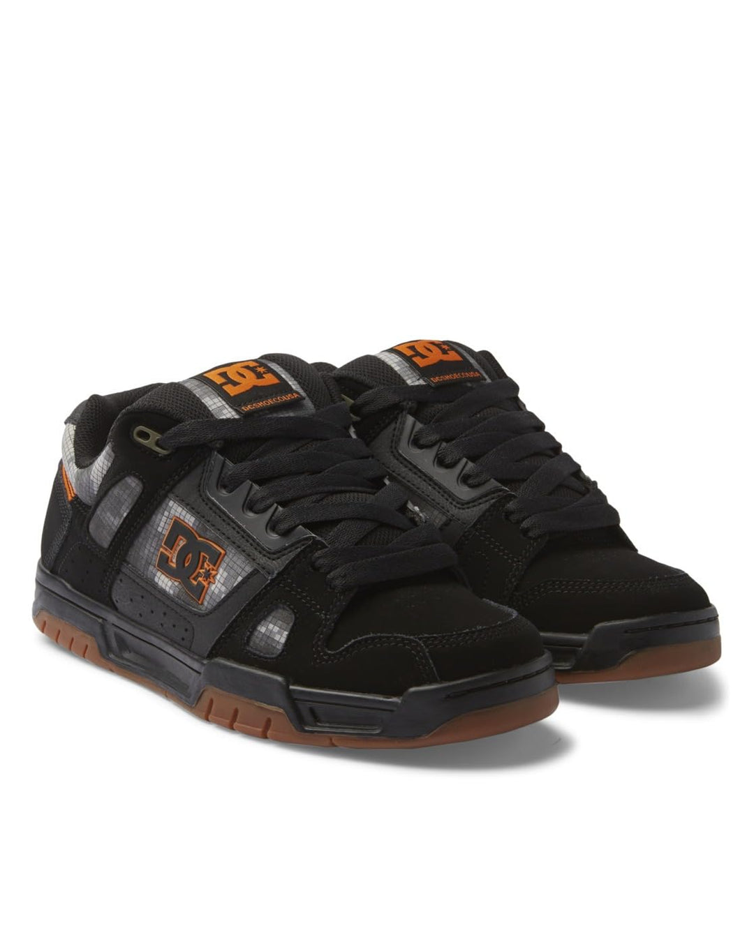 DC Shoes Herren Stag Sneaker 38 EU Black Orange, 38 EU Black Orange