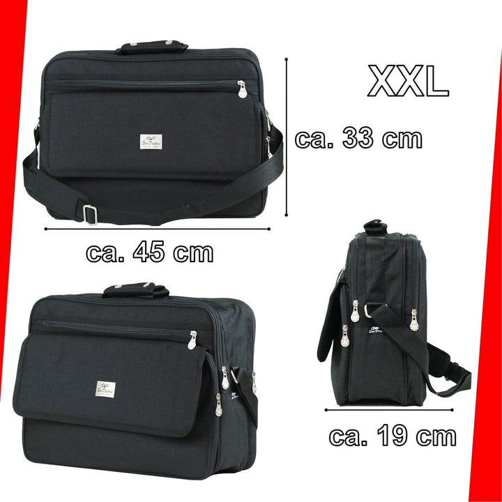 XXL und Kleiner Schultertasche Aktentasche Flugbegleiter Laptop Umhängetasche Business Messenger Bag