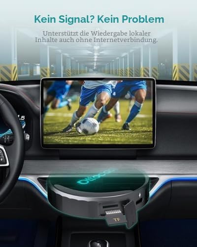 (2026 Neu) OTTOCAST P3 Pro CarPlay AI Box mit Fernbedienung, 3-in-1 Wireless CarPlay & Android Auto