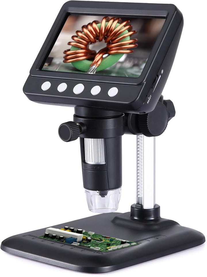 Koolertron Mikroskop Digital, 1080P HD 1000X Mikroskop, USB Mikroskop Mikroskoplupe für Leiterplatte