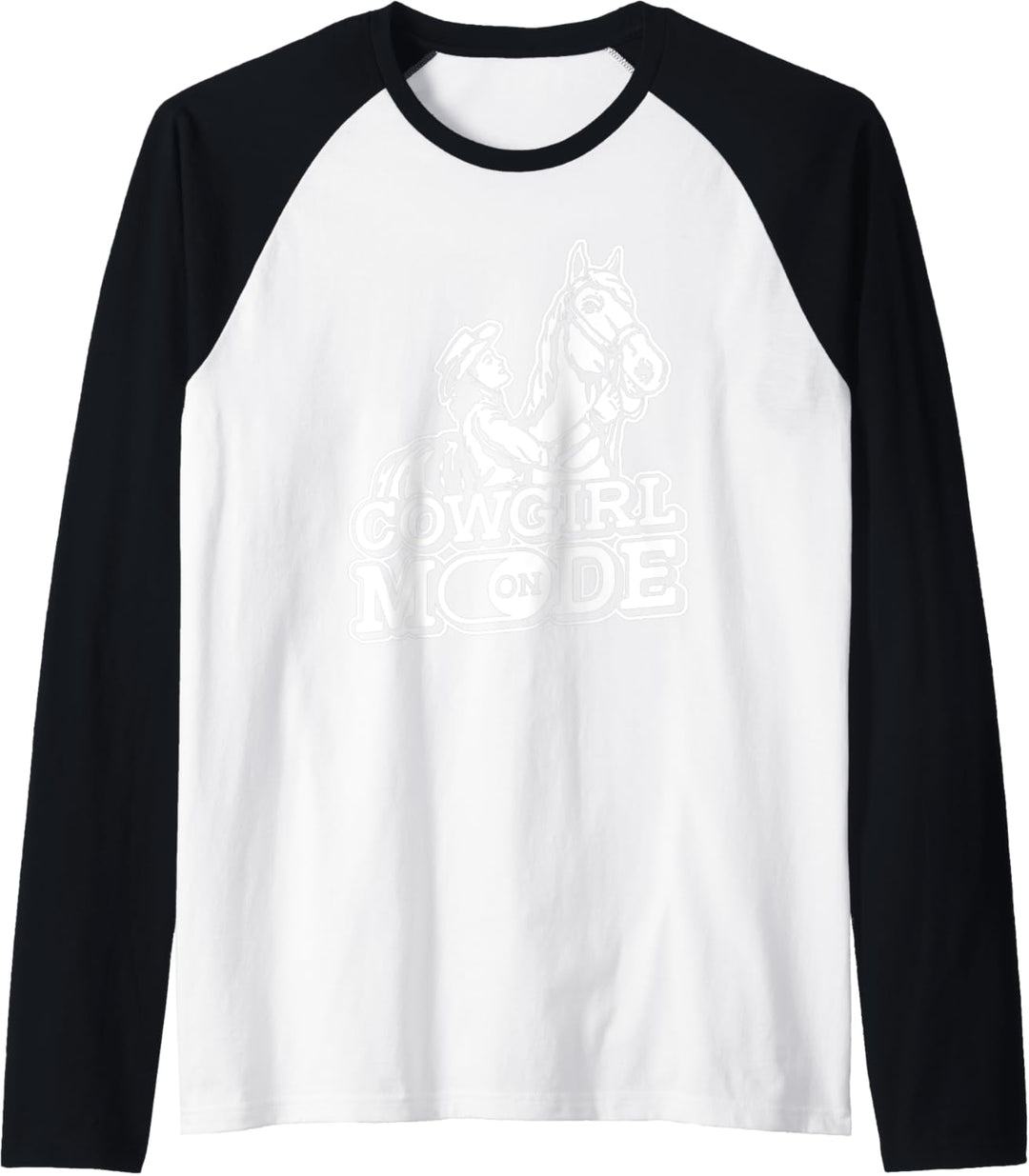 Cowgirl Western Country - Westernreiten Pferd Rodeo Raglan