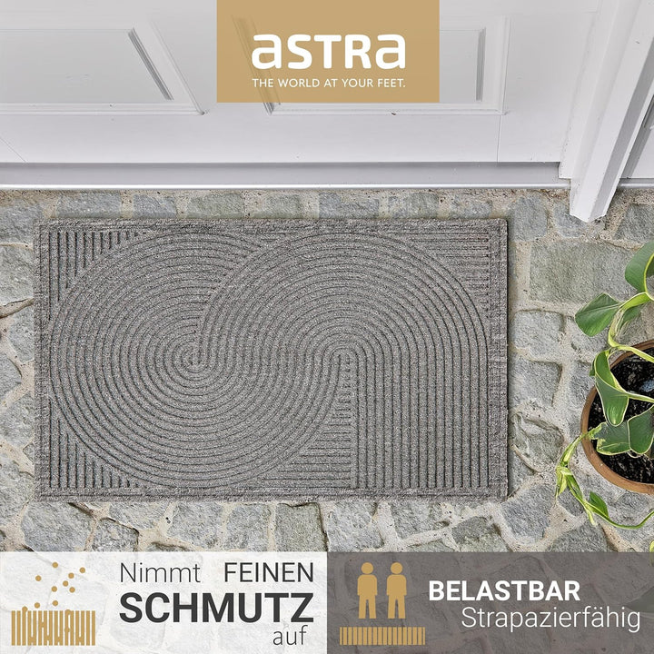 Astra Fussmatte aussen rutschfest - Schmutzfangmatte wetterfest - Outdoor Türmatte für Eingangsberei