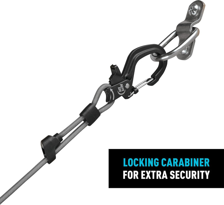 CamJam™ SlideLock® Verstellbares Bungee - Klein, Schwarz