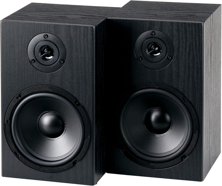 McGrey BMS-80 BK Micro-Stereo Anlage - inkl. Mini-Verstärker und Boxenkabel - Cinch und AUX-Eingang