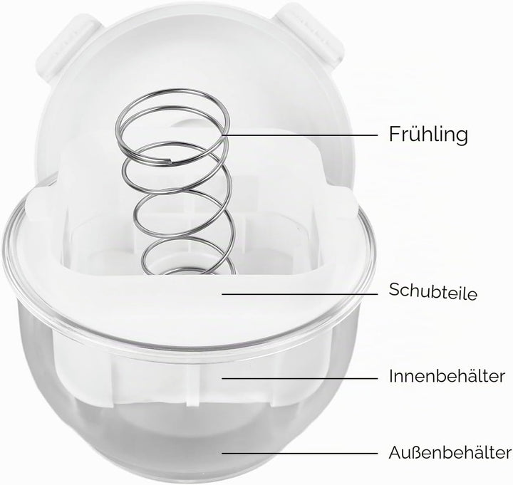 Joghurtsieb, Griechischer Joghurtbereiter aus Edelstahl mit Extra Feinmaschigem Siebfilter, Wiederve