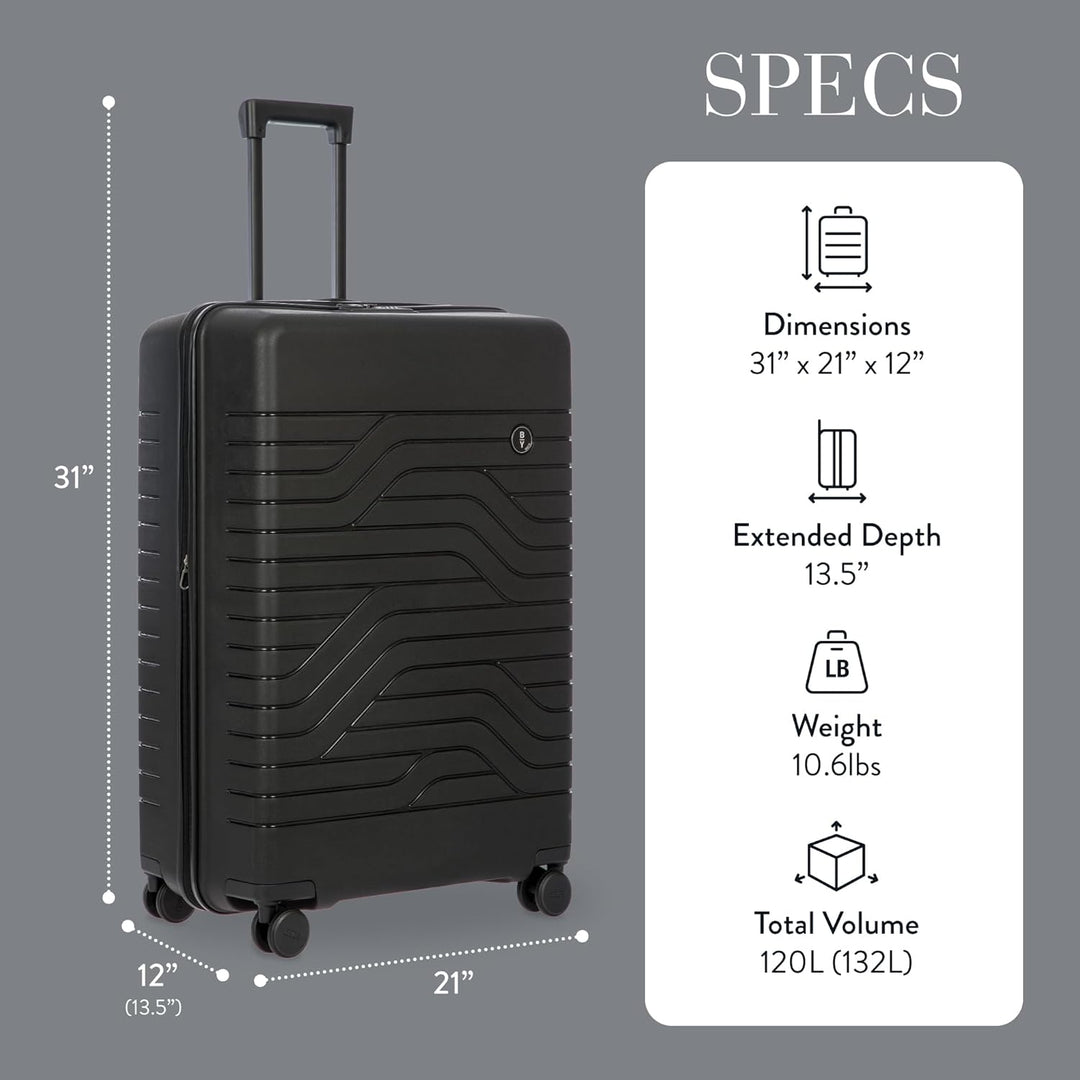 BRIC'S - Trolley Exp.55cm Gross (70-79 cm) Schwarz, Gro&#xDF; (70-79 cm) Schwarz