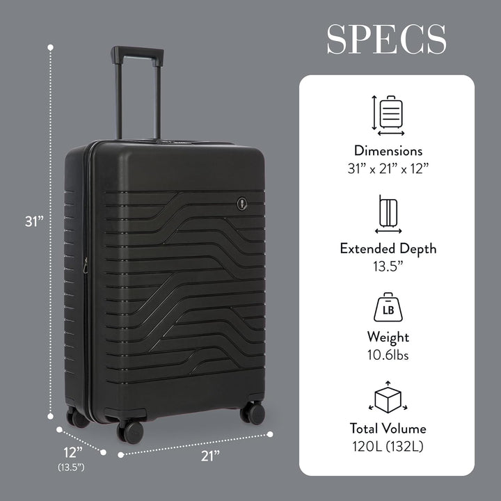 BRIC'S - Trolley Exp.55cm Gross (70-79 cm) Schwarz, Gro&#xDF; (70-79 cm) Schwarz