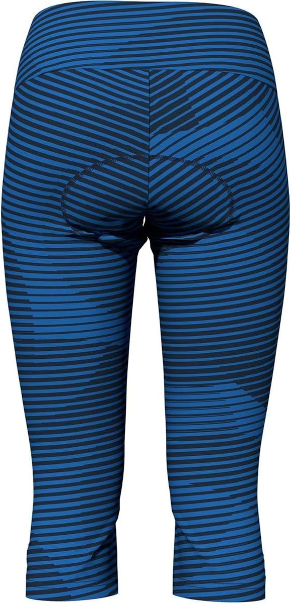 Odlo Damen Zeroweight 3/4 Tights S Amparo Blue - Diving Navy, S Amparo Blue - Diving Navy