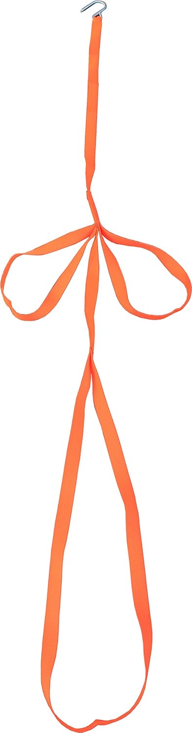 EUROHUNT Dreizug Wildbergehilfe Ziehgurt, Orange, M