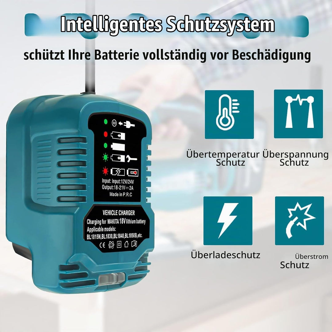 für Maikta BL1830 BL1840 BL1850 BL1860 BL1840B BL1820 BL1815 Ersatz für Makita 18V Li-Ion Nickel-Met