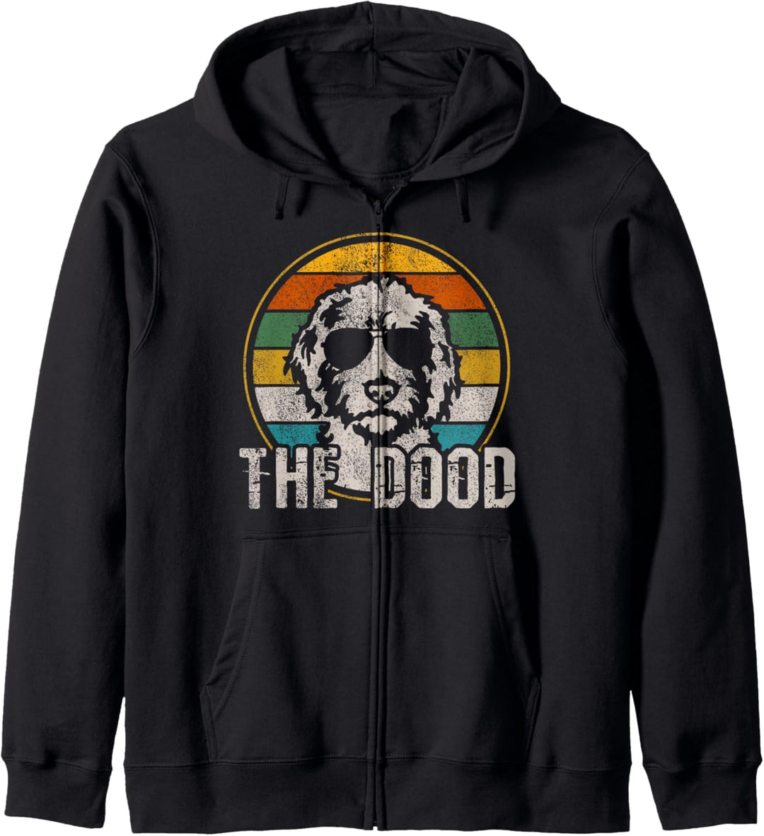 Goldendoodle The Dood Vintage Hund Lustig Geschenk Kapuzenjacke