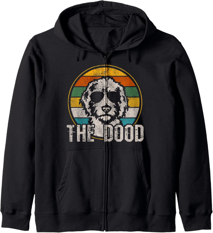 Goldendoodle The Dood Vintage Hund Lustig Geschenk Kapuzenjacke