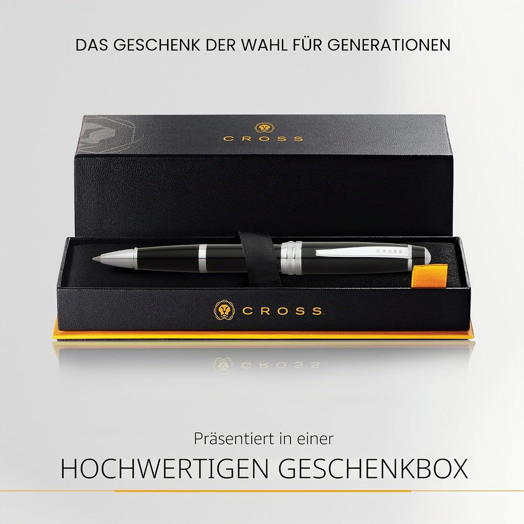Cross Bailey Rollerball Selectip Pen (Schreibfarbe schwarz, Strichstärke M, in Premium Geschenkbox)