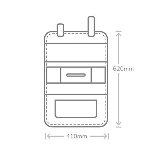 Lucky Sign Auto organizer Rückenlehnenschutz multi Staumöglichkeiten Wohnmobil Zubehör Innenraum, 62