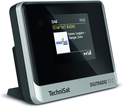 TechniSat DIGITRADIO 10 C - DAB+ Digitalradio Adapter (Farb-Display, Bluetooth, Fernbedienung, Wecke