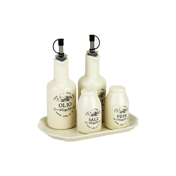 Tognana Dolce Casa, Mischen Sie Öl, Essig, Salz, Pfeffer, Keramik weiss