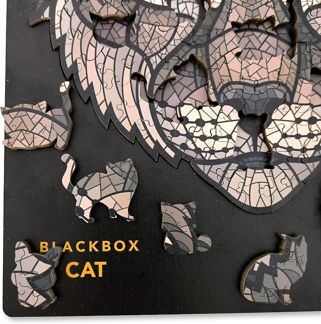 ANIWOOD Holzpuzzle Erwachsene Tieren. Gestanzter Deckel, Lebensgrosse Puzzle-Box. 3 Schwierigkeitsmo