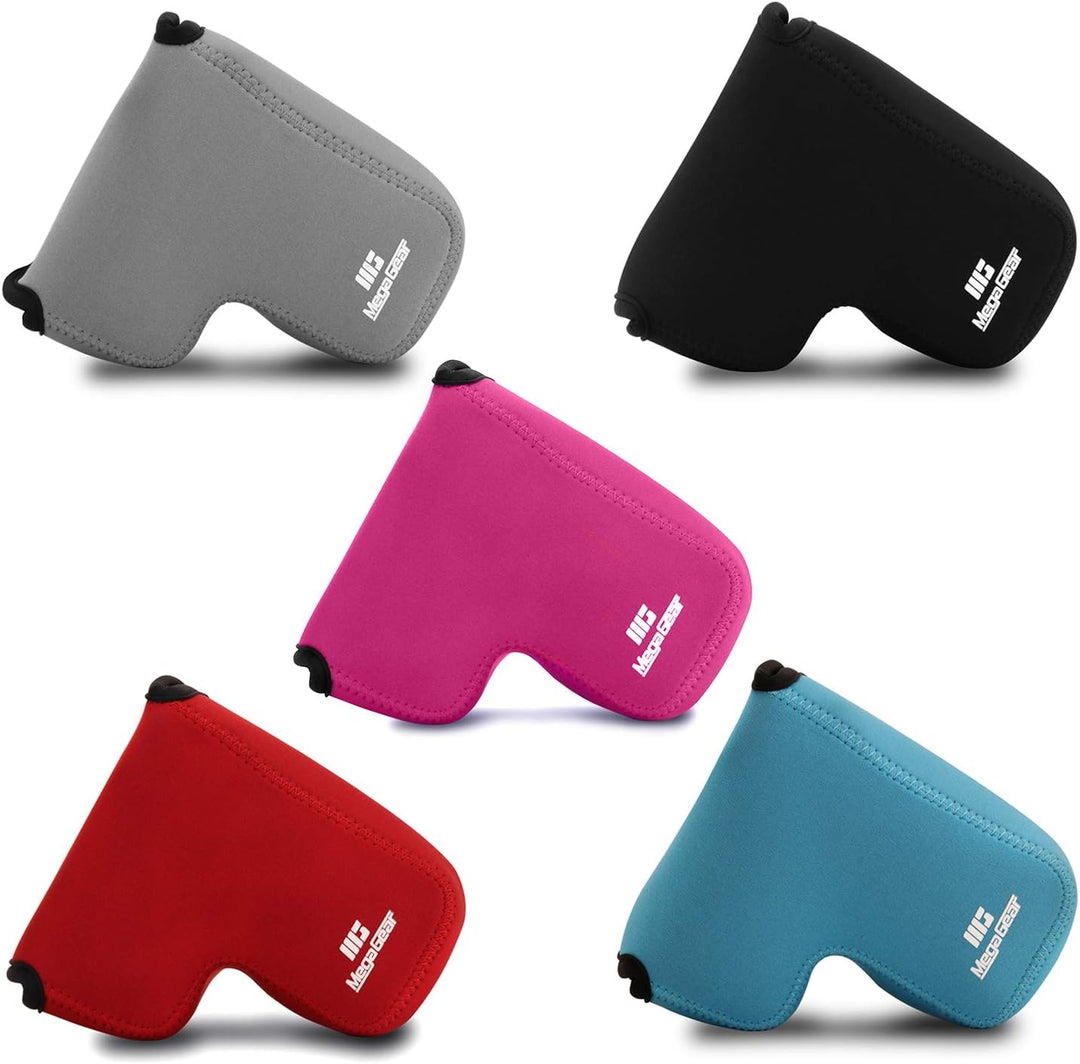 MegaGear Neoprenhülle kompatibel mit Sony Alpha A6600 (18-135 mm) - Grau, MG1870, Grau