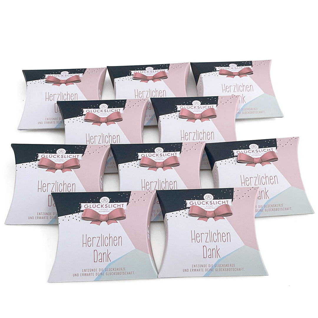 Glückslicht/Emotion/Herzlichen Dank / 10er-Set