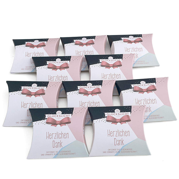 Glückslicht/Emotion/Herzlichen Dank / 10er-Set