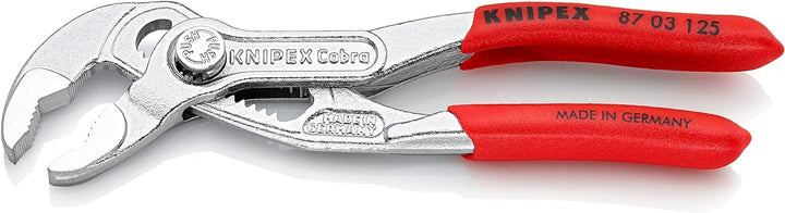 KNIPEX Cobra, Mini-Wasserpumpenzange | Rohrzange, klein, Chrom-Vanadium, Rostschutz verchromt, 125 m