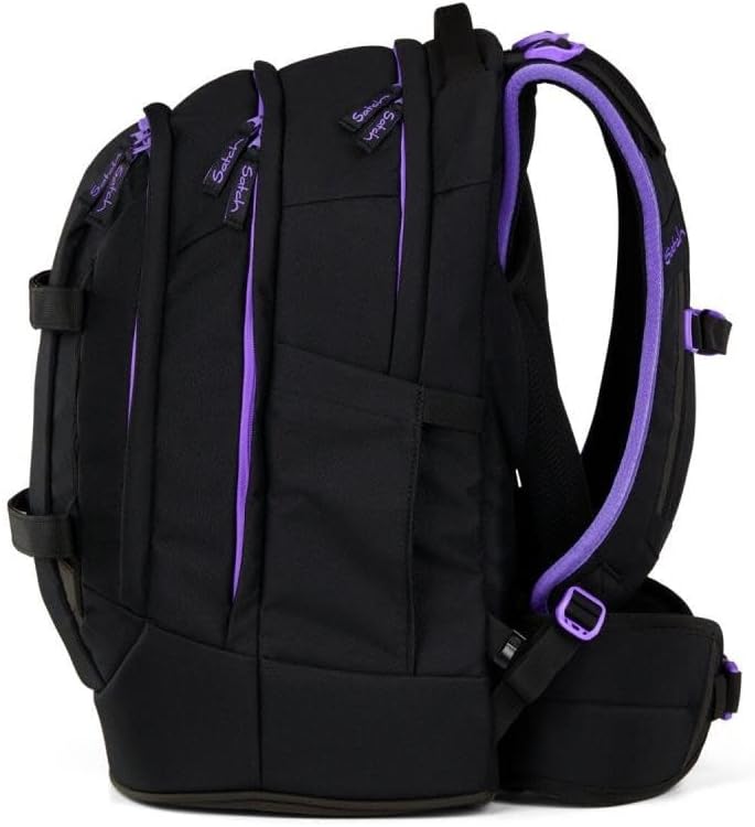 Satch Pack Pencil Slider Light Edition Schulrucksack Set 3tlg. inkl. Sportbeutel (Purple Phantom), P