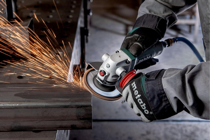 Metabo Druckluft-Winkelschleifer DW 10-125 Quick (601591000) Karton, Watt, Scheiben-Ø: 125 mm, Leerl