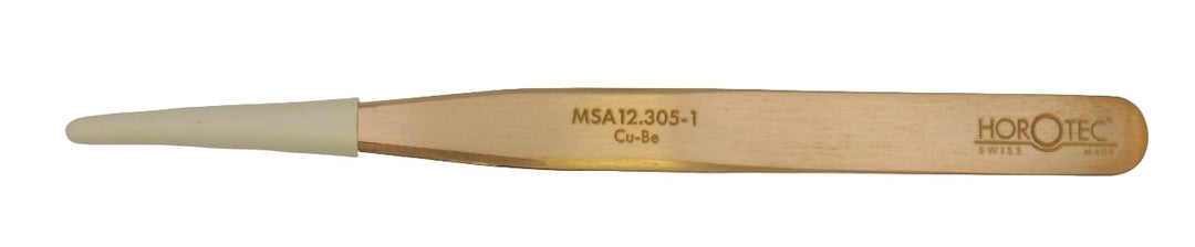 Horotec 12.305 Uhrmacher- und Präzisionspinzette aus Beryllium, antimagnetisch, Länge 120mm (12.305-