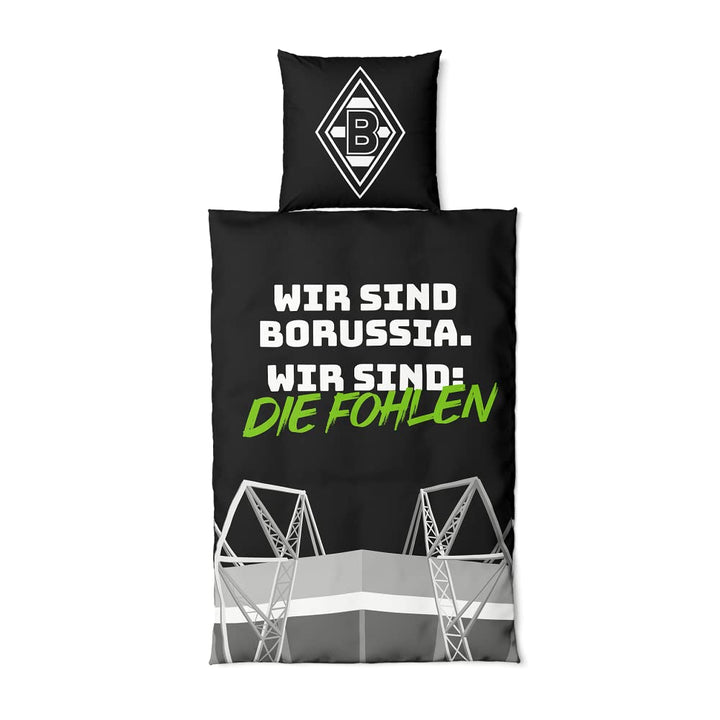 Borussia Mönchengladbach Bettwäsche Glow in The Dark | Offizieller Fanartikel Glow in The Dark 135 x