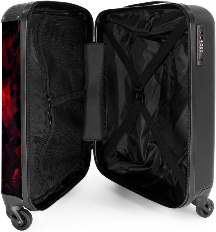 NoBoringSuitcases.com Handgepäck Koffer, Reisekoffer, Reisetasche mit Rollen, Trolley Handgepäck, Ko
