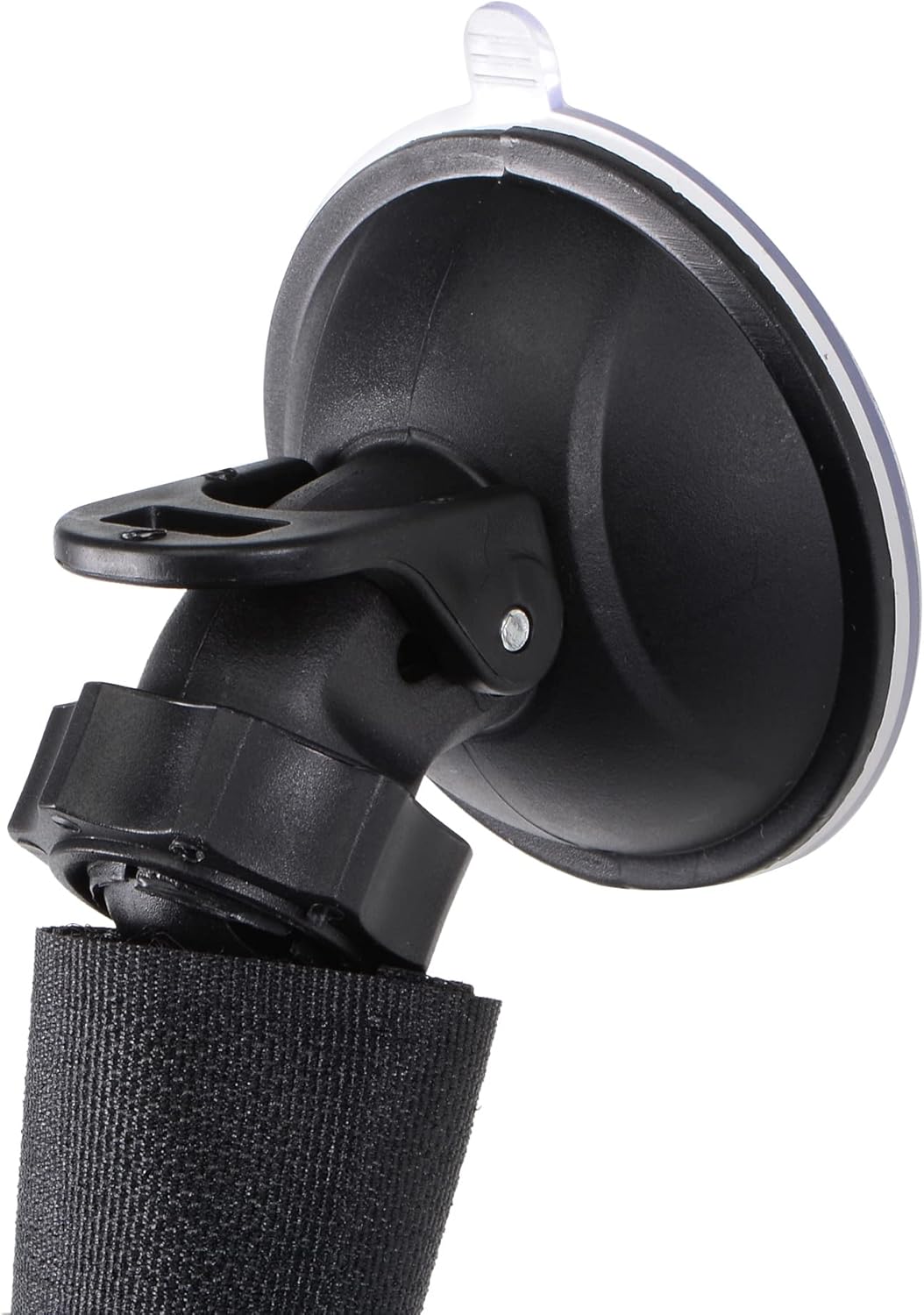 F FIERCE CYCLE Helmdekor Pigtail Braid Saugnapf für Motorrad Rot Schwarz