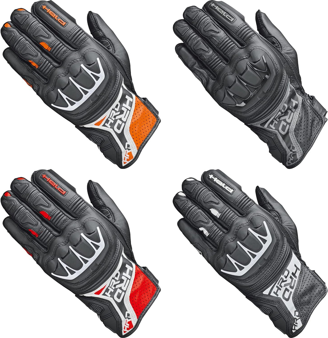 Held Motorradhandschuhe lang Motorrad Handschuh Kakuda Handschuh, Herren, Sportler, Ganzjährig, Lede