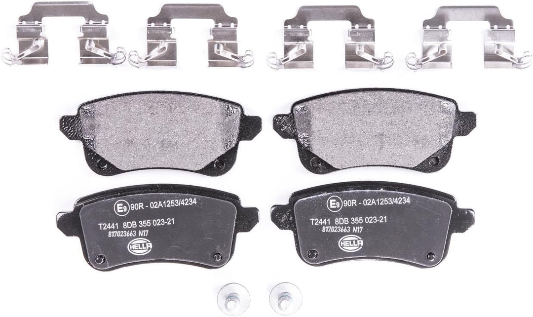 HELLA PAGID 8DB 355 023-211 Bremsbelagsatz - T2441 - Dicke/Stärke: 15.9mm - Bremssystem: Lucas - nic