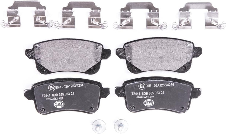 HELLA PAGID 8DB 355 023-211 Bremsbelagsatz - T2441 - Dicke/Stärke: 15.9mm - Bremssystem: Lucas - nic