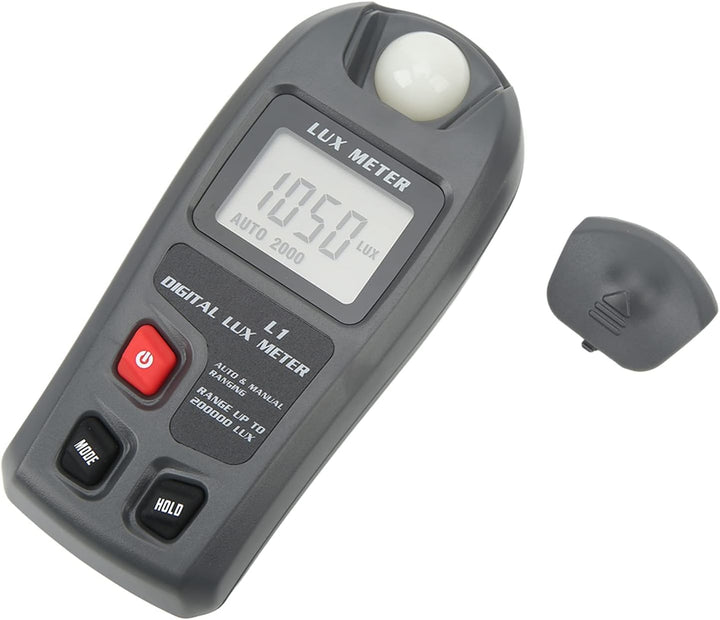 Digitales Lichtmessgerät Luxmeter mit LCD-Display, Grossem Testbereich, Hoher Genauigkeit, Grosser D
