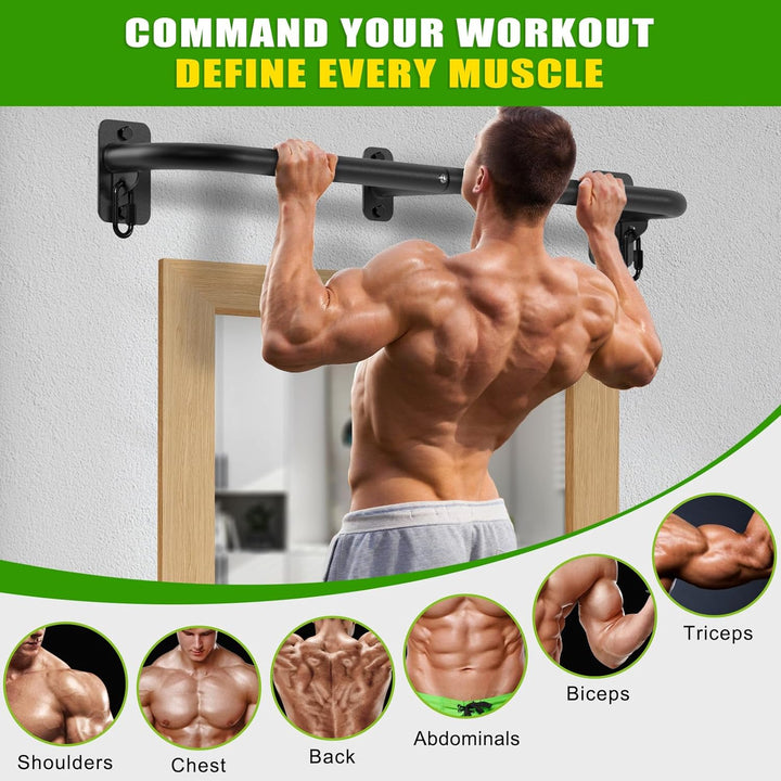 SELEWARE klimmzugstange türrahmen klimzugststange wand - Wandmontage Latzugstangen Home Gym Workout