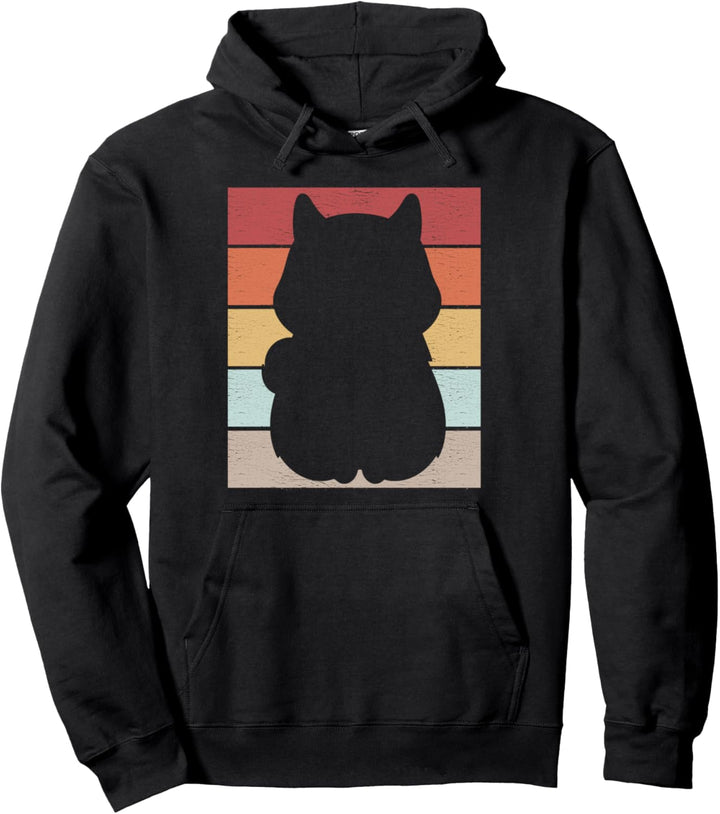 Kawaii Shiba Inu Silhouette Süsse grafische Hundemama Pullover Hoodie