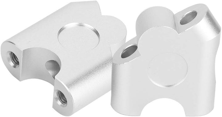 2Pcs Motorrad Lenker Riser Zurück Mount | Duokon Ø 22mm Universal Lenker Riser Lenkerklemme Adapter