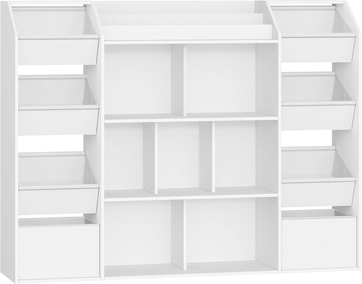 HEXCELEN Kinderregal, Kinderregal mit 8 Stoffschubladen, Bücherregal Kinder, Spielzeugregal für Kind