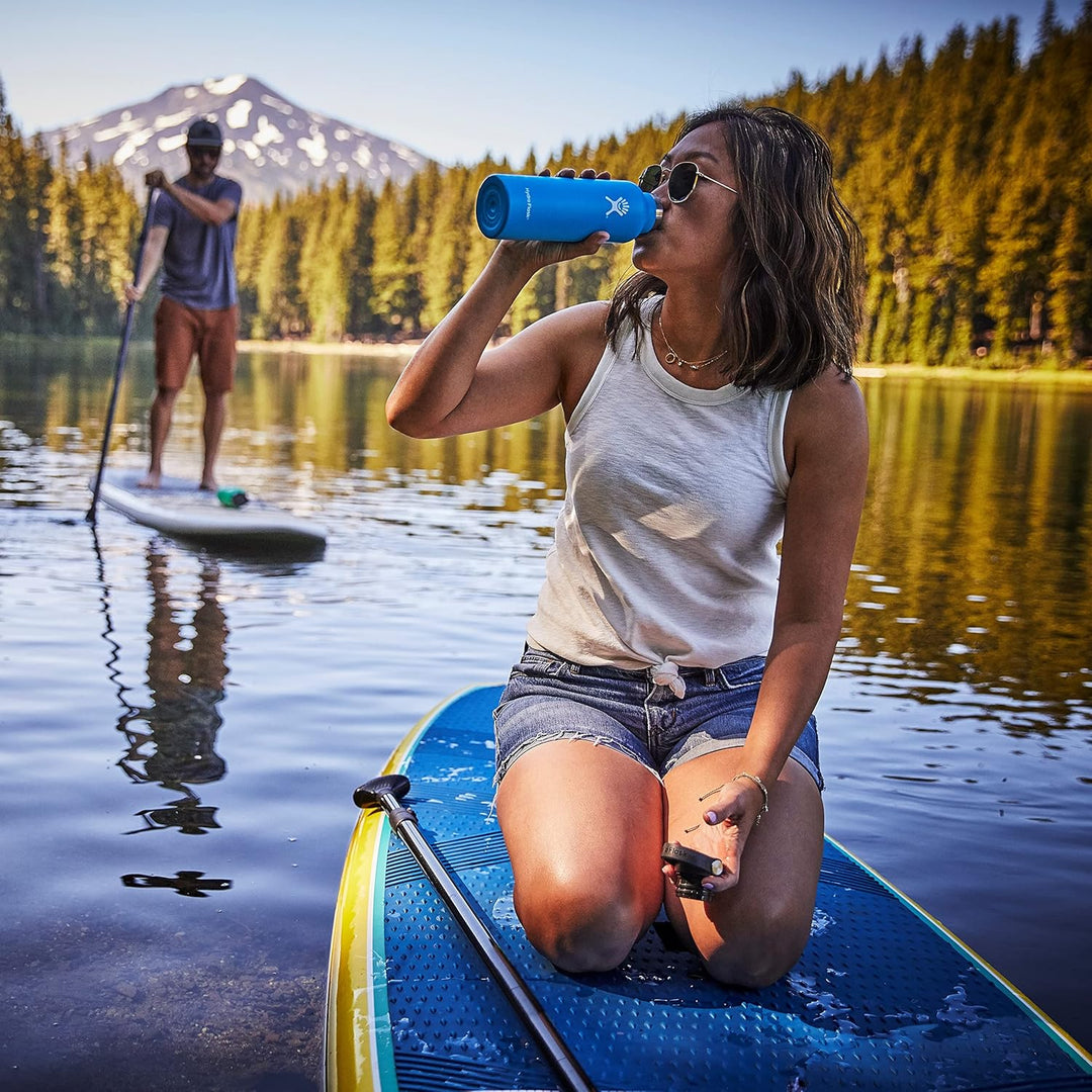 HYDRO FLASK - Trinkflasche 621ml (21oz) - Isolierte Wasserflasche aus Edelstahl - Sportflasche mit a