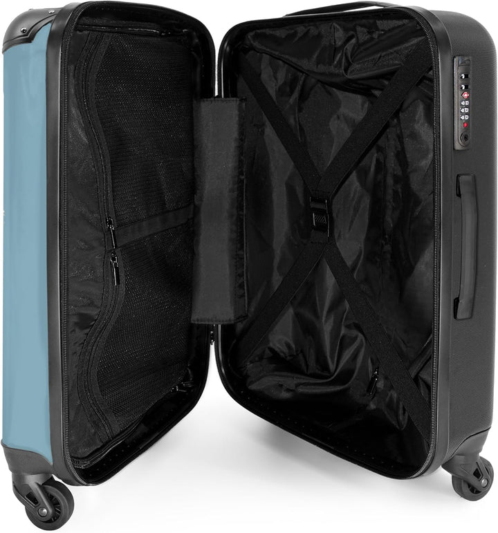 Koffer Mittelgross 67x43x25 cm Hartschalenkoffer L Trolley Rollkoffer 4 Rollen Leicht Hartschale Mit