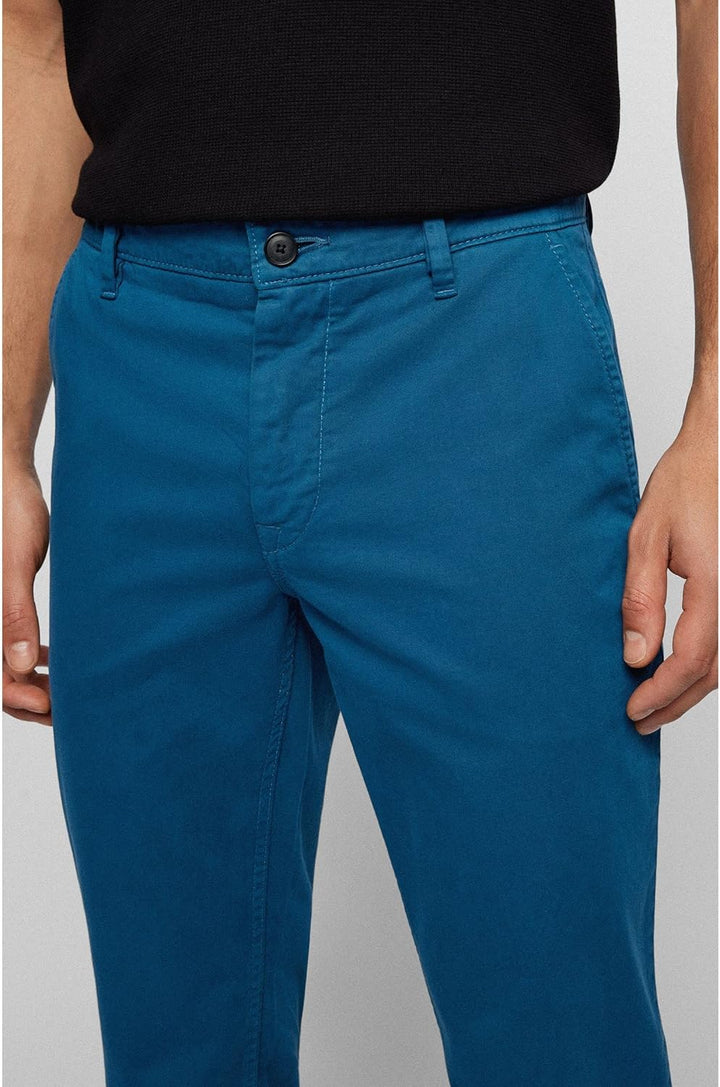 BOSS Herren Schino-Slim D Hose Blau 31W / 32L, Blau 31W / 32L