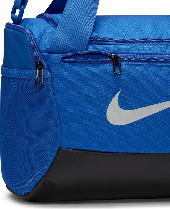 Nike Brasilia 9.5 Trainingstasche (XS, 25 l), DM3977 Game Royal/Black/Metallic Silv Einheitsgrösse,