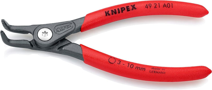 Knipex Präzisions-Sicherungsringzange für Aussenringe auf Wellen grau atramentiert, mit rutschhemmen
