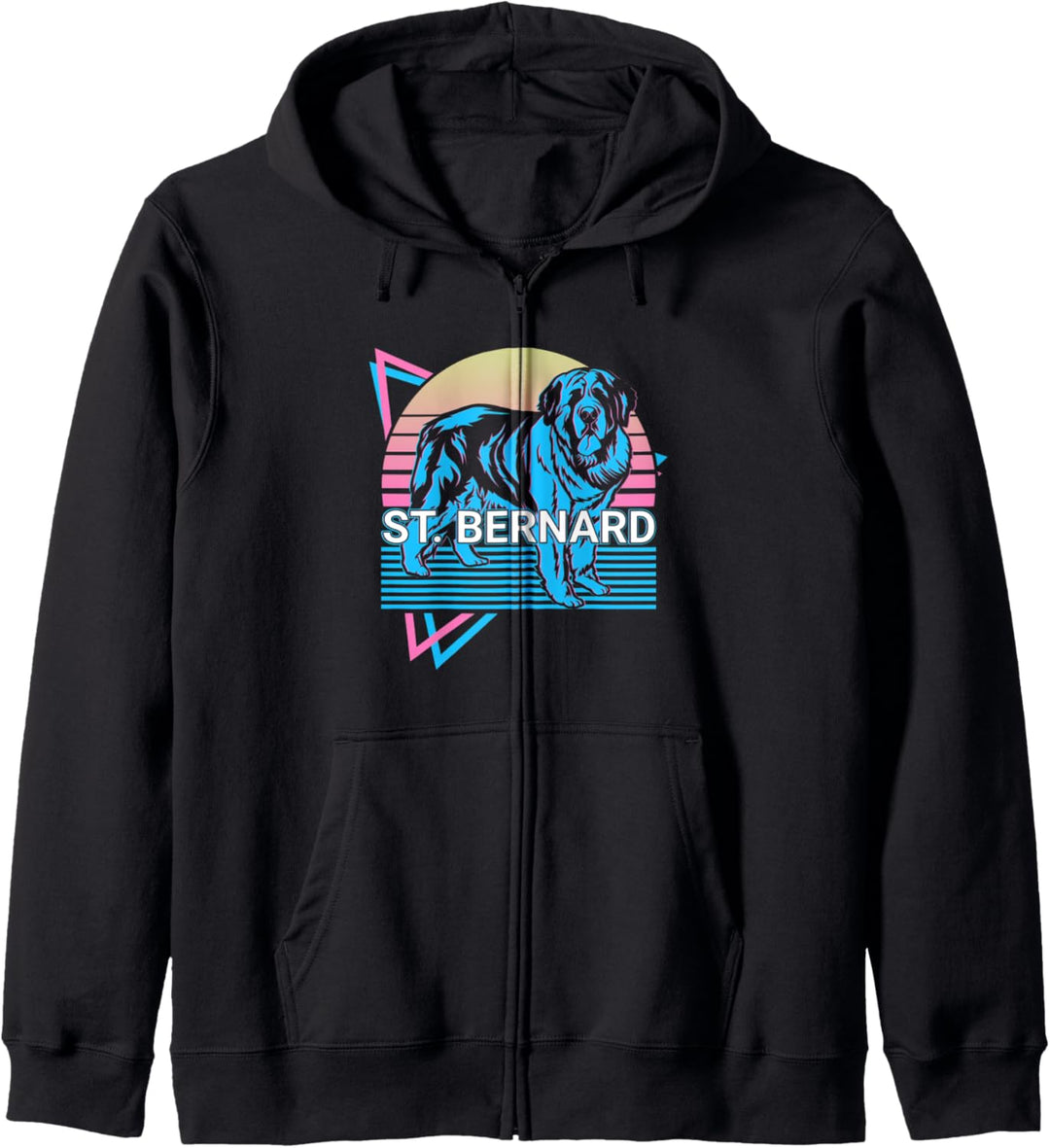 Bernhardiner Retro Kapuzenjacke