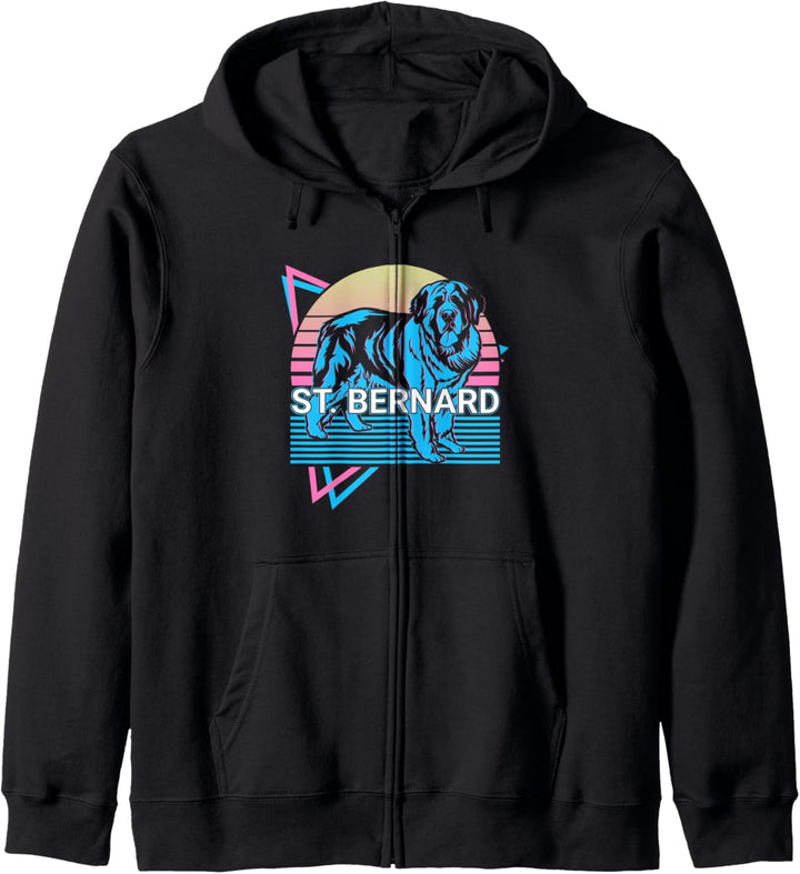 Bernhardiner Retro Kapuzenjacke