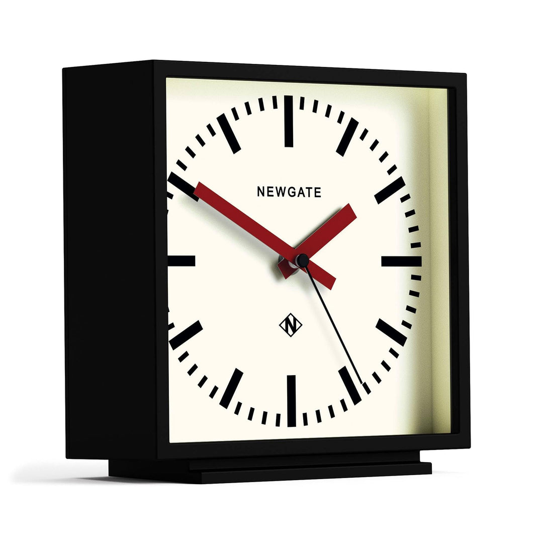 NEWGATE® Amp Silent Sweep Kaminuhr – 'No Tick' – eine Moderne Kaminuhr – Uhren für Wohnzimmer – Büro