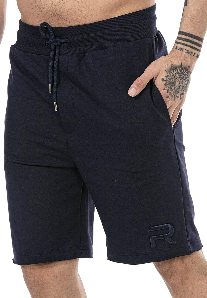 Redbridge Shorts für Herren Kurze Hose Sweat-Pants Sporthose Freizeithose Bermuda Capri S Blau, S Bl