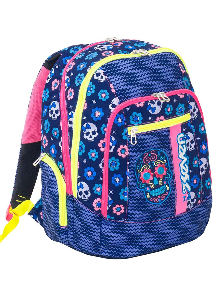 Seven Advanced, Mexi Girl, Blau, 30 Lt, Doppelfach, Schule & Freizeit, blau, Taglia unica, kinderruc