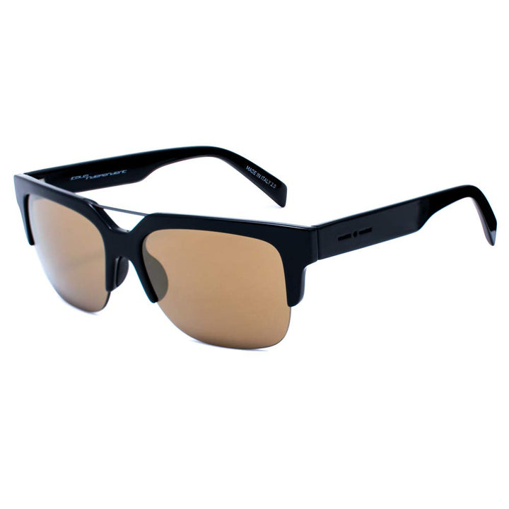Italia Independent Herren 0918-009 B-53 (53 mm) Sonnenbrille, schwarz, 53